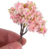 Fiori decorativi Tree Modello Miniatura Miniatura Falsa Paesaggio Decorativo Micro Ornamento Sand Sand Scena Accessorio Accessorio Clettiere Ciorini Blossom Alberi