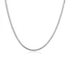 Platerade Sterling Silver Chains 16 18 20 22 24inchs 3mm Men's 3M Snake Bone Necklace SN192 TOP 925 Silver Plate Chains Neckla305D