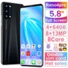 Överskridande e-handel Ny Reno4Pro Intelligent billig smartphone 512+4G 5,8-tums utrikeshandelstelefon kan skickas på andras vägnar