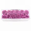 Boîte à fleurs rectangulaire en acrylique transparent, 12 trous, organisateur de maquillage, boîte à roses étanche en acrylique, cadeau de mariage pour la saint-valentin, 273g