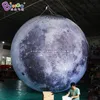 wholesale 6mD (20ft) with blower Free express advertising inflatable giant moon balls with lights toys sports inflation planets model for event decoration