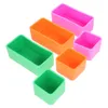 Dinnerware Sets 6 Pcs Silicone Lunch Box Paper Cups Portable Container Accessory Silica Gel Reusable Convenient