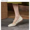 Dress Shoes Slip On Woman Flats Korea Round Toe Loafers Soft Cow Leather Spring Walk Comfortable Driving Daily For All SeasonH24229