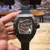 Watch RicharSmilles ZF Swiss Factory Tourbillon Automatyczny ruch biznesowy luksus RM6101 w pełni drobne stalowe taśmę mody ruch High Qualit