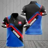 Herrpolos anpassade namn slovakien emblem grafisk polo skjorta sommar unisex casual streetwear mode lös tröja överdimensionerade sportkläder