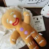 Pillows 3060cm Cartoon Cute Gingerbread Man Plush Toys & Pendant Stuffed Baby Appease Doll Biscuits Man Pillow Reindeer for Kids