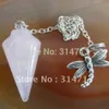 ORLECT-MIN ORDER 10 MIX Beautiful Clost 9pcs Lot Mixed Agate Pendulum semi-precious bendant Bead WE22343