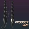 Kushor Vibrating Anal Beads Silicone ButtプラグボールバイブレーターBDSMバットプラグ女性大人向けの男性前立腺マッサージセックスおもちゃ240227