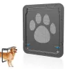 Gaiolas Pet Cat Dog Porta Flap Gate Opener Entrada Controlada Tela Eletrônica Protetor de Janela Parede Mosquito Net Microchip Titular Trava