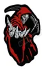 Mode 5 Grim Reaper Red Death Rider Weste Stickerei Patches Rock Motorrad MC Club Patch Eisen auf Leder Ganze 1386493