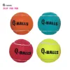 Toys Dog Toy Set Thick Walled Natural Rubber Squeak Chew Balls For Dogs Tennis Interactive Bouncy Balls for Training 4Pack