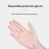 Gants jetables propres, hygiéniques, transparents, multifonctionnels, pour la cuisine, le nettoyage ménager, épais et durables