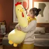 Cuscini Nuovo gigantesco cazzo soffice peluche giocattoli per dormire cuffio per animale simpatico swan pollo bamboli di pollo tappetino regalo per ragazze regalo di compleanno