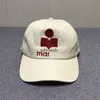 Brim Şapkalar Yeni Top High Street Beyzbol Şapkaları Erkek Tasarımcı Ayarlanabilir Fit Marant 240229