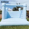 Castello rimbalzante di buona qualità Sky Blue gonfiabile di nozze da sposa da sposa full in PVC Bounce House Commerciale Tenda di nozze di gonfiabile