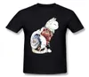 Men039s Magliette Kitsune Cat Tattoo T Shirt Casual Uomo Donna Tee TShirt Maglietta a maniche corte in cotone Harajuku Streetwear2423249