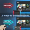 Adapter Unitek Game Card Switcher for Nintendo Switch Multi Gaming Card Reader with USB Docking Station to 4K HDMI RJ45 Gigabit Ethernet