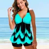 Swim Wear Two Piece Swimsuit Swimwear Bather Monokini Bathing Suit Beachwear Swimdress Tankini Brazilian 2022 Women Sexig Kvinna Plus Size 240229