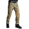 Spodnie Outdoor Airsoft Tactical Pants Wojskowe Ubrania myśliwskie Mężczyźni Ubranie Armia Kamuflażowe spodnie Camping Spant Wzmacnione trwałe