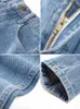 Pantaloni Harem Jeans vintage a vita alta Donna Fidanzati Donna Figura intera Mamma Cowboy Denim Vaqueros Mujer 240227