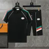 Casual Suit Mens Tracksuit moda alfabet wzór letniej ekipy sportowej szyi krótkie rękawy krótkie spodenki