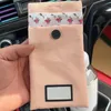 Designer pink handheld makeup mirror+storage bag set portable and cute small mirror Girl grooming tools