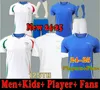 2024 Soccer Jerseys 125 -årsjubileum 24 25 Spelarversion Fans Italia Totti Chiesa Football Shirts 2025 Raspadori Ricci Lorenzo Men Set Kids Kit Italys Uniform Kits