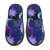 Slippers Indoor Magical Fairy Night Sky Moon Sun Warm Winter Home Plush Fashion Soft Fluffy