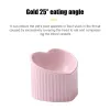 Feeding Ceramic Tilted Elevated Cat Bowl Heart Shape Anti Slip Cute for Cats Kitten Small Dogs Functional Width 14cm Handmade Pet Feeder