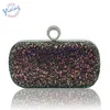 Sac de soirée à paillettes créatives, pochette avec bague pour femmes, sac de fête pour Banquet, 031524