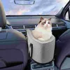 Porte-chats, lit de voiture pour animaux de compagnie, siège pour chien avec poignée, rehausseur en tissu pour accoudoir, Console centrale, poussette de voyage