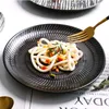 Piatti Ceramica satinata Stoviglie da cucina Vassoio Insalata Tagliatelle Piatti Bistecca Piatto adatto al microonde