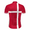 Danmark 2024 Team Cycling Jersey Bicycle Clothing Ropa de Ciclismo Men Breattable 100% polyestercykelkläder för MTB