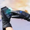 Handschuhe aufgeladenen elektrischen Winterhandschuhen Thermische Touchscreen -Handschuhe Batterieantrieb Heizhandschuhe für Motorrad -Skifahren im Freien