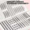 Ögonfransar 32ROWS MANGA CLUSTER LASH DIY Eyelash Extension Self Grafting 10 Styles Clusters Eyelashes Book Segmenterad Faux Eye Lower Cilios