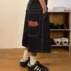 Джинсы High Street JNCO с вышивкой и широкими штанинами в стиле хип-хоп 230809