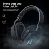 Kopfhörer ONIKUMA Kabellose kompatible Kopfhörer mit LED-Licht, professionelle Gaming-Kopfhörer, faltbares Headset, Gamer-Ohrhörer für PC, PS5