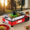 Portable BBQ Spis Grill Folding Charcoal utomhus rostfritt stål camping matlagning picknick grillverktyg 240223