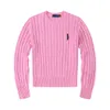 Sweater women's pullover sweater men's collar stripes fashionable long sleeved letter embroidery high-end jacquard knitted sweater