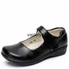 Flat Those New Girls Leather Shoes для Ldren Pu School Black Princess Dress Flower Weald White Kids Etiquetteh24229