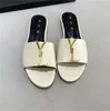 2024 Lujos Diseñador Hombres Zapatillas para mujer Sandalias Zapatos Clásico Diapositiva Moda de verano Tamaño plano 35-41