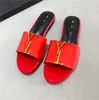 2024 Lujos Diseñador Hombres Zapatillas para mujer Sandalias Zapatos Clásico Diapositiva Moda de verano Tamaño plano 35-41