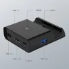 Suporte portátil para tv, dock de carregamento, base de carregamento, compatível com hdmi, carregador tipo c para nintendo switch