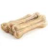 Dog Toys Chews New Dog Bones Chews Toys Supplies Leather Cowhide Bone Molar Teeth Clean Stick Food Treats Dogs Bones for Puppy Accessories