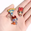 Student Anime Flying Female Police Officer Brosch Cute Student Cartoon Badge Creative Clothing Accessories