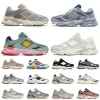 Esportes Correndo Sapatos Cinza Dia Quartz Multi-Color 9060 Sapatilhas Mar Sal Chuva 9060s Preto Branco Homens Mulheres Treinadores Corredores 36-45