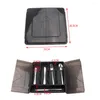 Storage Bottles Reusable Cutlery Box With Cover Dustproof Flatware Case For Outdoor Picnic Camping