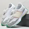 Nieuwe 327 hardloopschoenen Heren 327s sneakers Zwart wit groen denim Sea Salt moonbeam gum casablanca Seismic n327 outdoor Designer heren dames sporttrainers