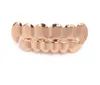 Personality Fangs Teeth Gold Silver Rose Gold Teeth Grillz Gold False Teeth Sets Vampire Grills For womenmen Dental Grills Jewelr7273850