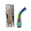 Bocal de vidro longo 810 2 em 1 810510 adaptador de rosca parafuso acessórios para fumar aço inoxidável para malha PRO RDA TFV16